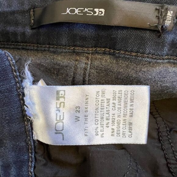 JOE'S JEANS MALINDA THE SKINNY DARK WASH SIZE 23 - Picture 11 of 11